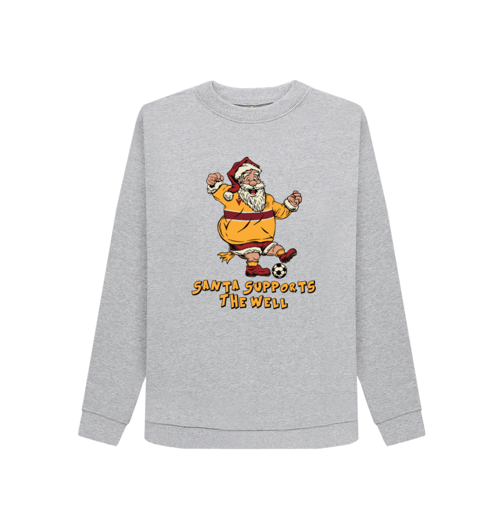 Light Heather Printed Sweater Front