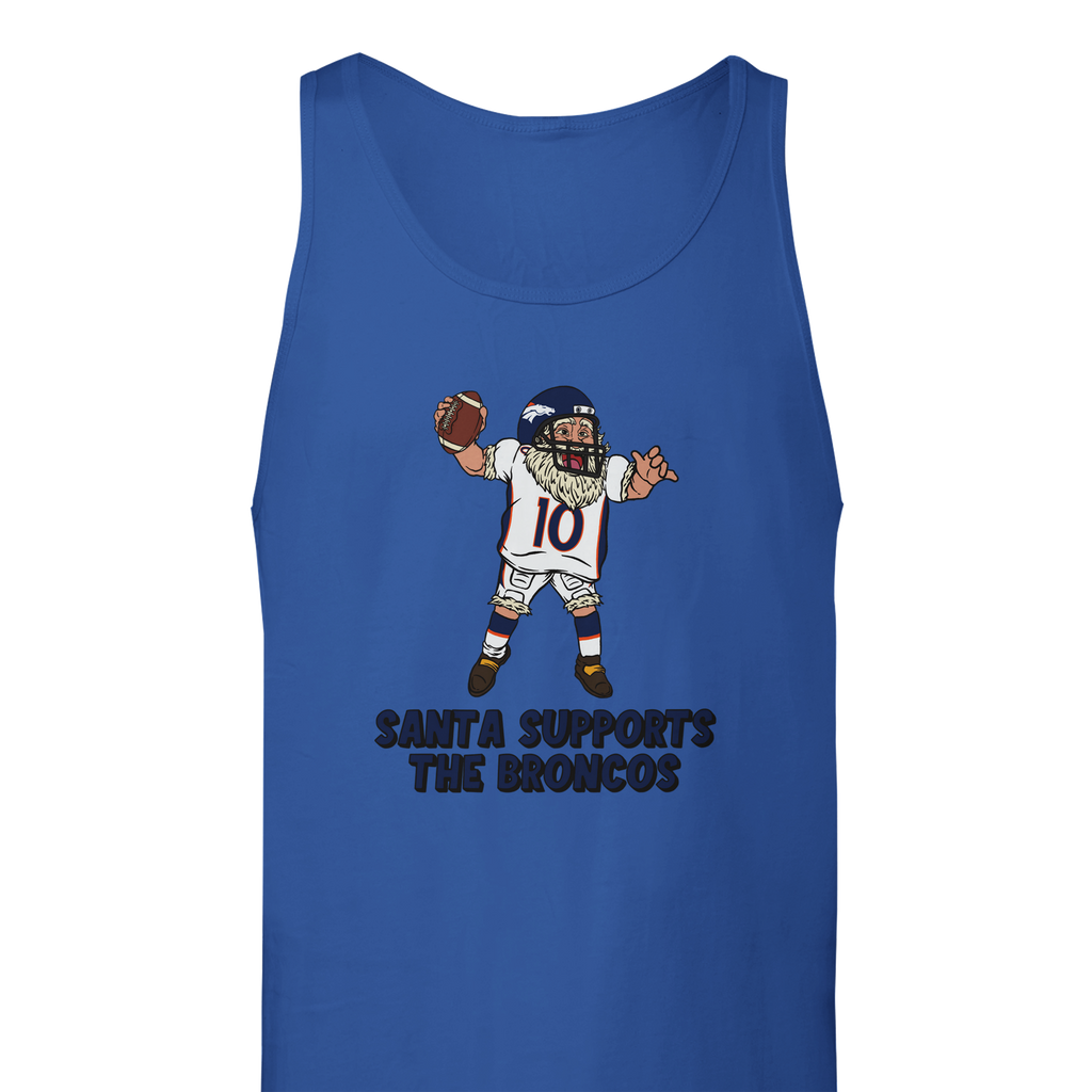 Denver Broncos Unisex Santa Tank Top