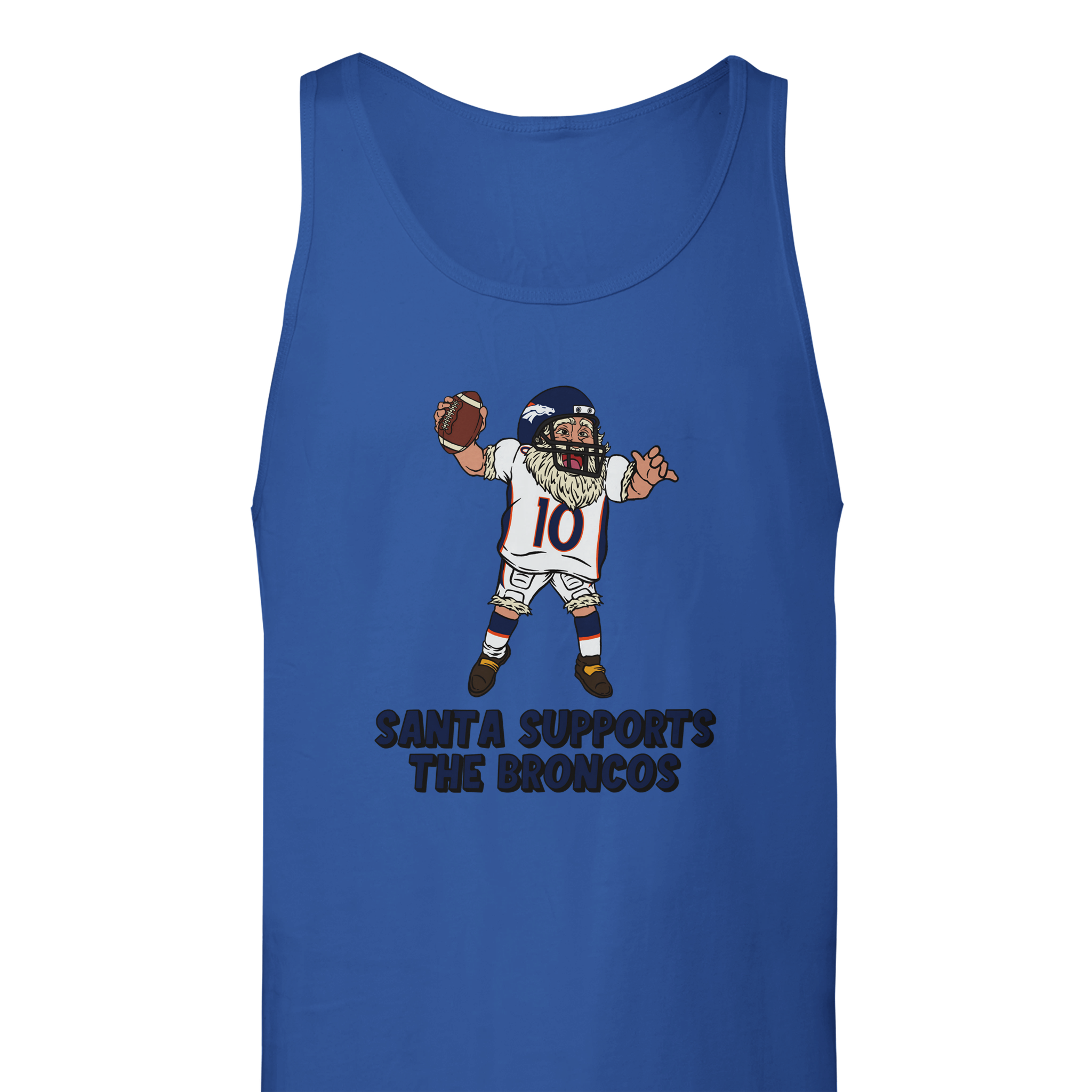Denver Broncos Unisex Santa Tank Top