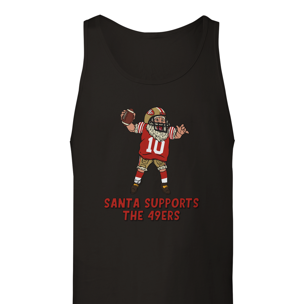 San Francisco 49ers Unisex Santa Tank Top