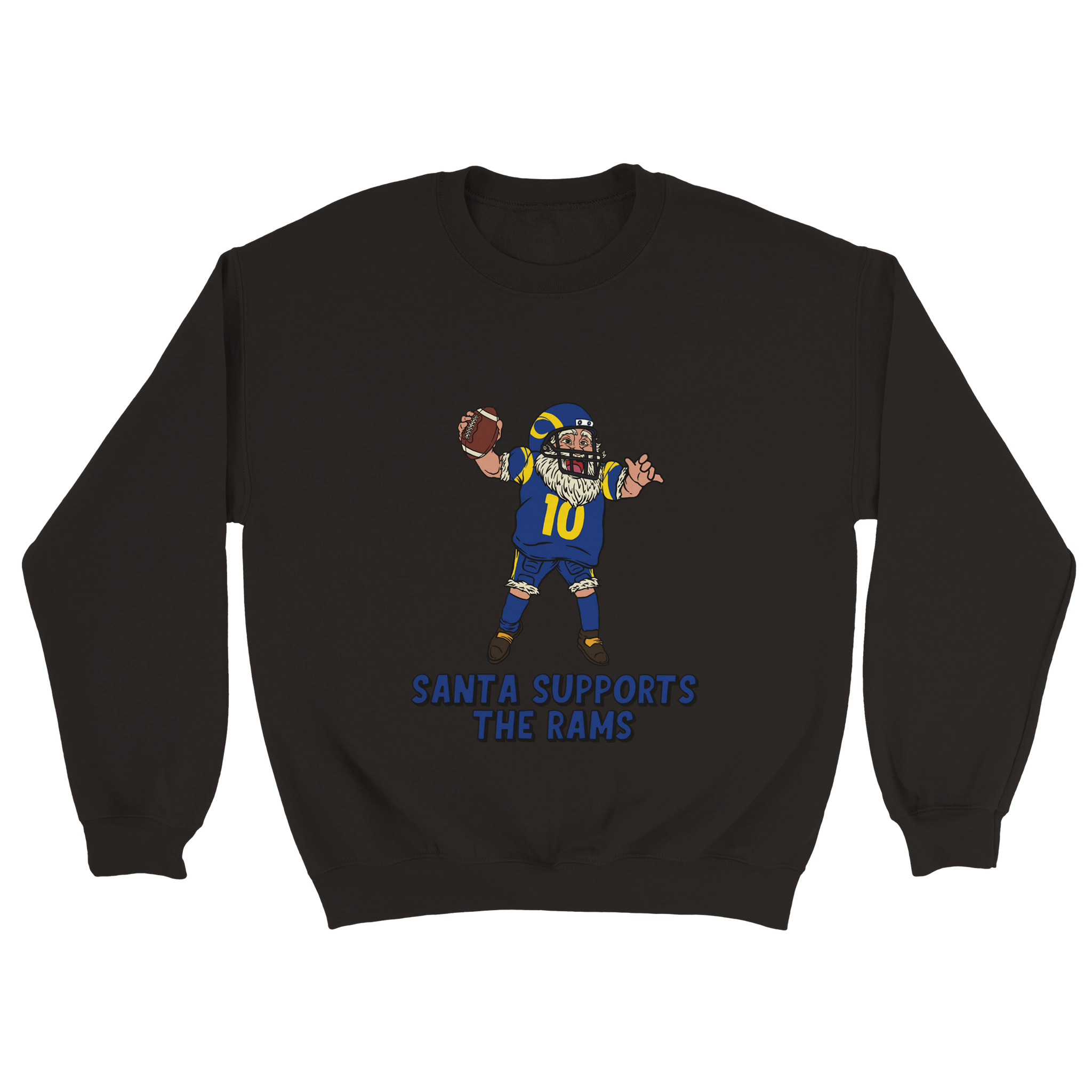 Los Angeles Rams Unisex Crewneck Santa Sweatshirt