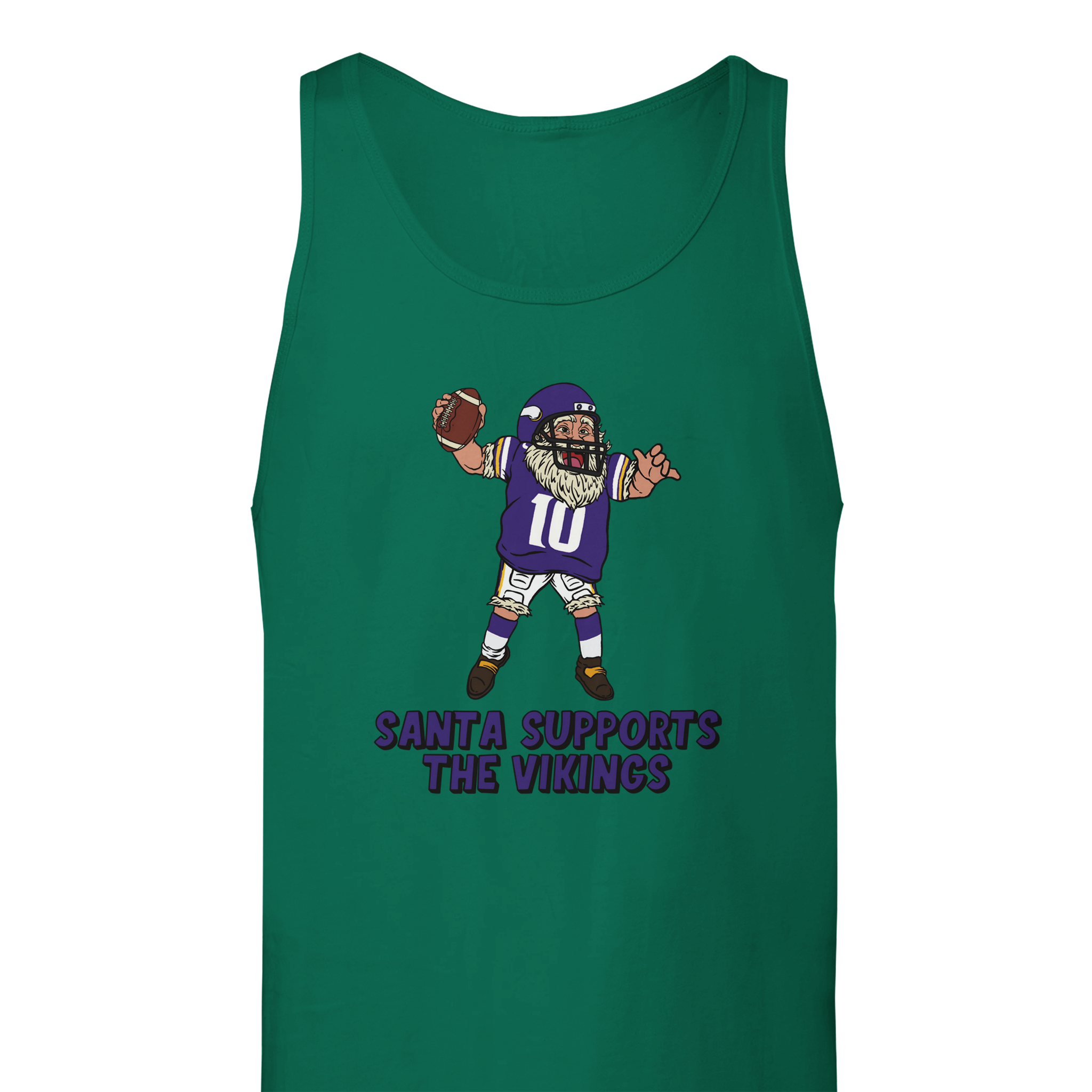 Minnesota Vikings Unisex Santa Tank Top