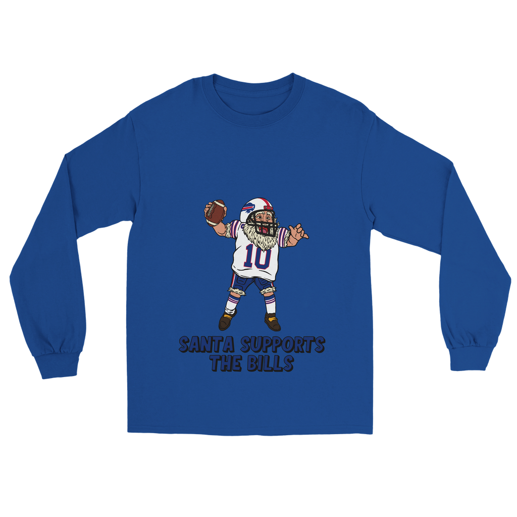 Buffalo Bills Unisex Longsleeve Santa T-shirt