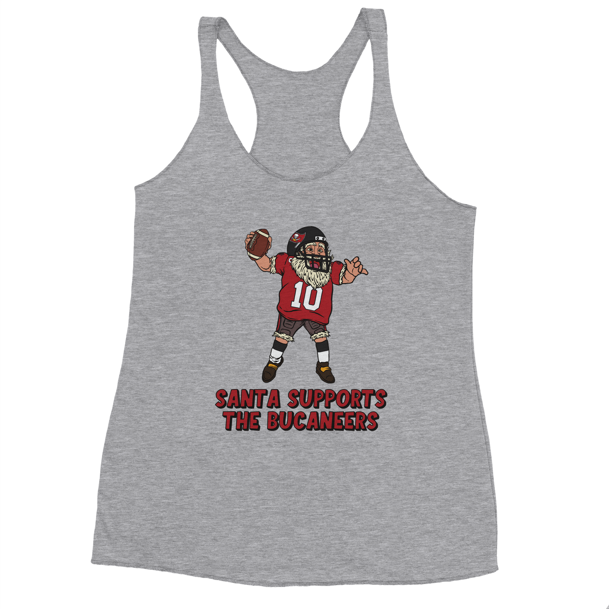 Tampa Bay Buccaneers Women's Racerback Santa Tank Top