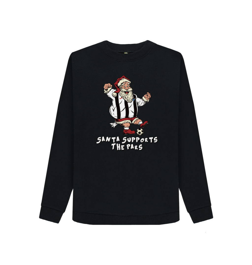 Black Printed Sweater Front