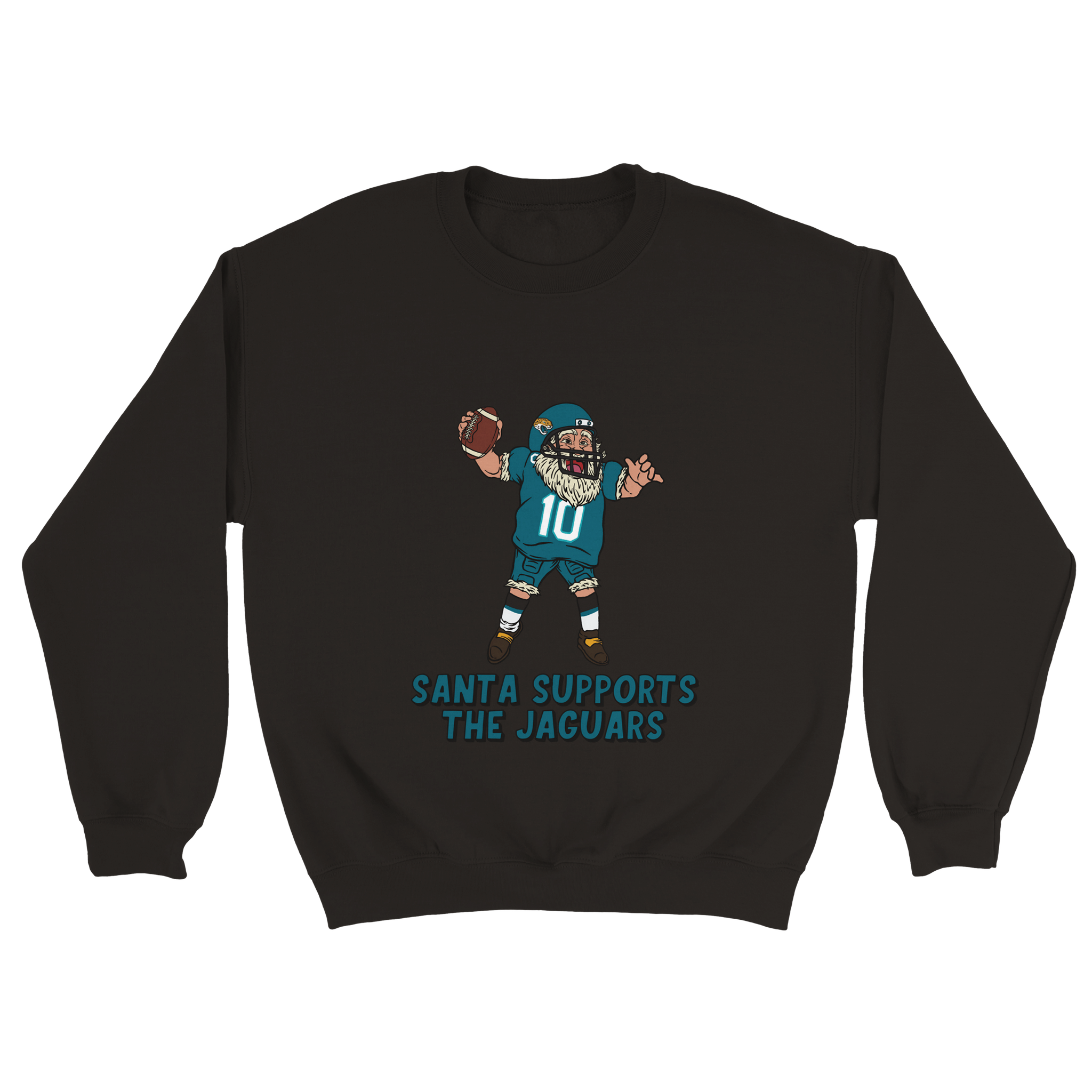 Jacksonville Jaguars Unisex Crewneck Santa Sweatshirt