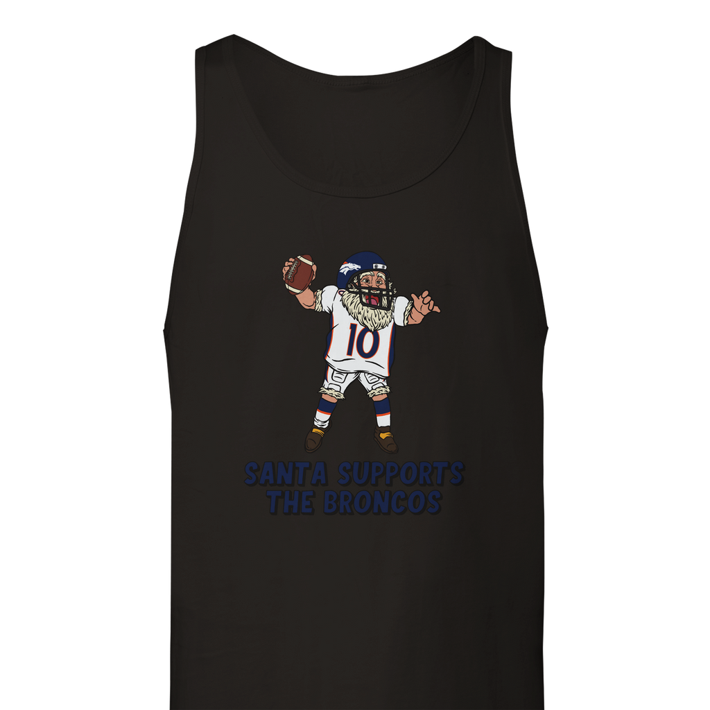 Denver Broncos Unisex Santa Tank Top