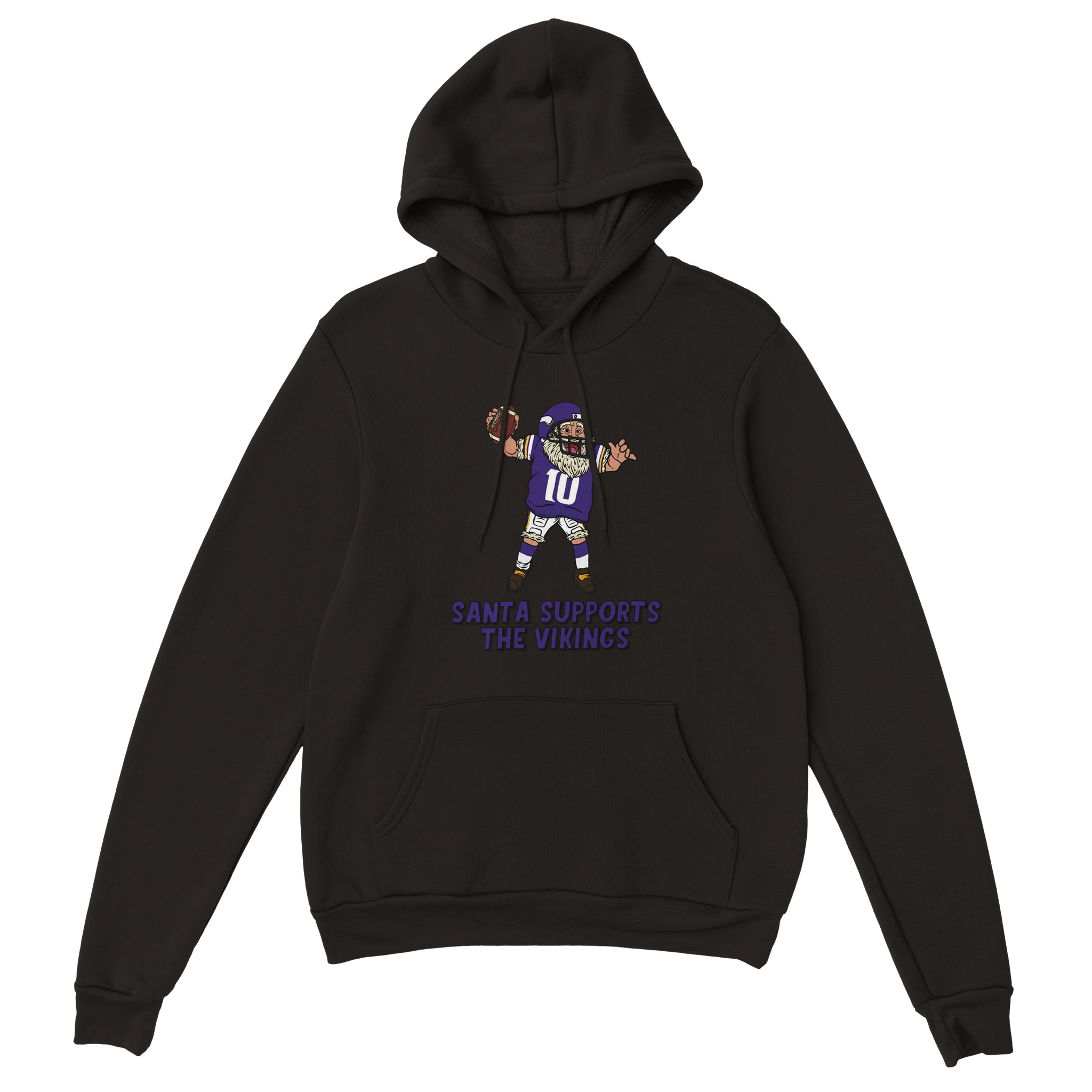 Minnesota Vikings Unisex Pullover Santa Hoodie