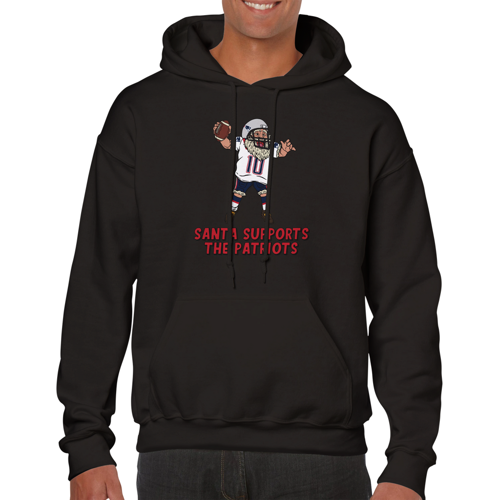 New England Patriots Unisex Pullover Santa Hoodie