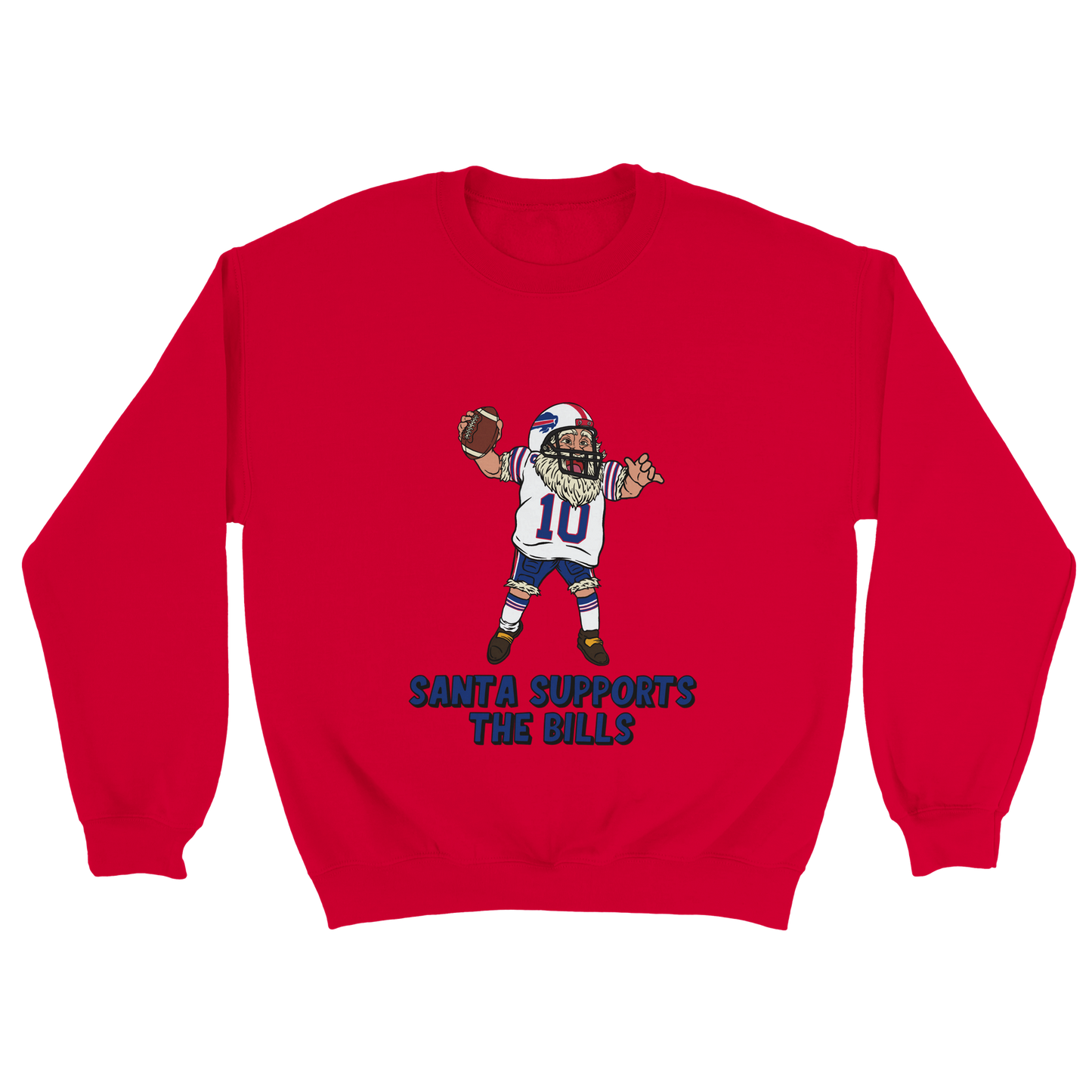 Buffalo Bills Unisex Crewneck Santa Sweatshirt