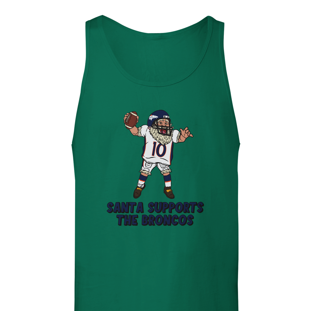 Denver Broncos Unisex Santa Tank Top