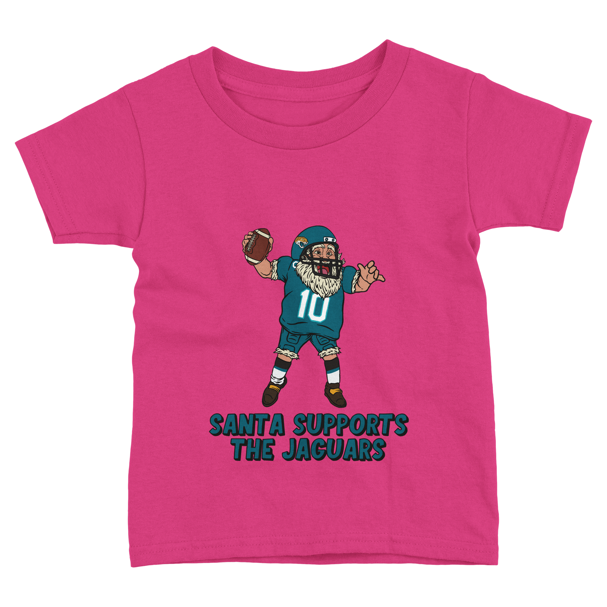 Jacksonville Jaguars Toddler Fine Jersey Santa T-Shirt