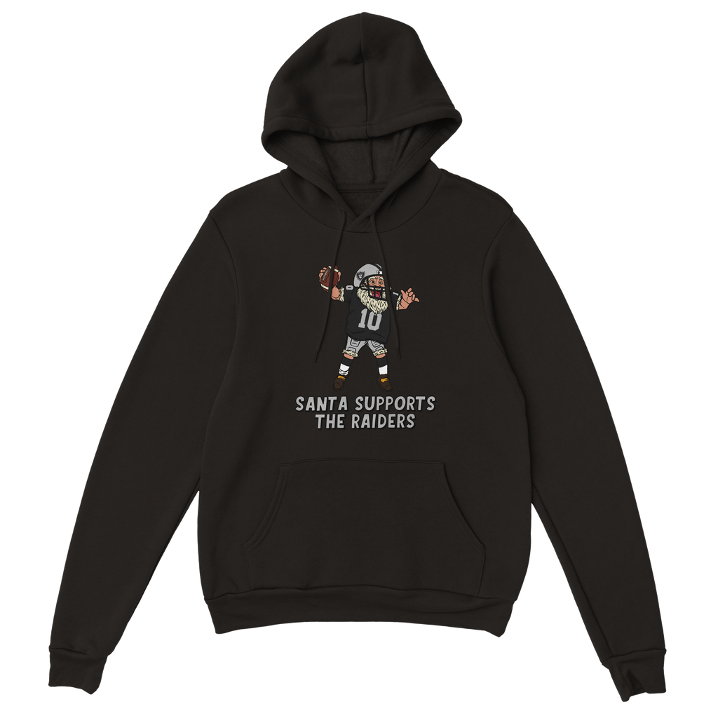 Las Vegas Raiders Unisex Pullover Santa Hoodie