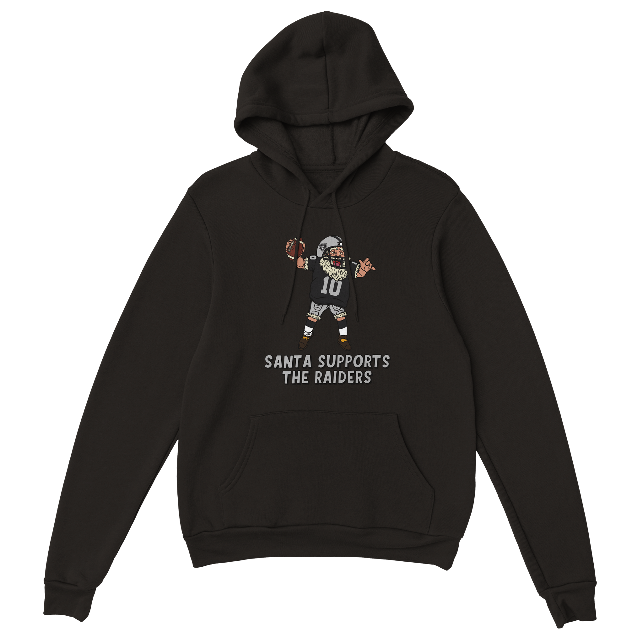 Las Vegas Raiders Unisex Pullover Santa Hoodie