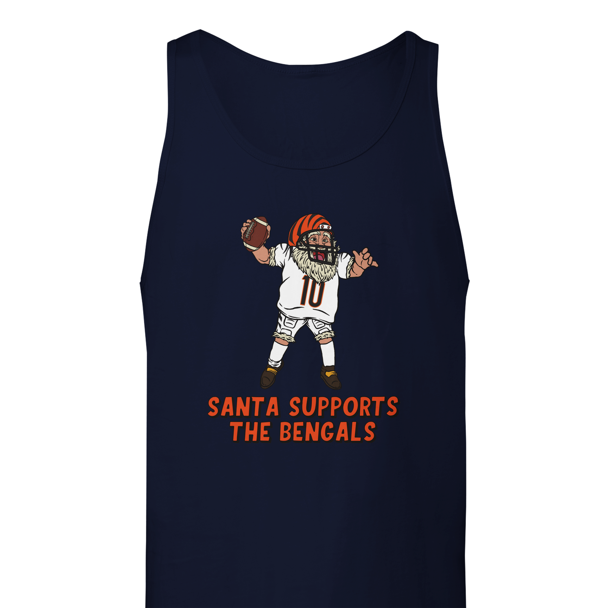 Cincinnati Bengals Unisex Santa Tank Top