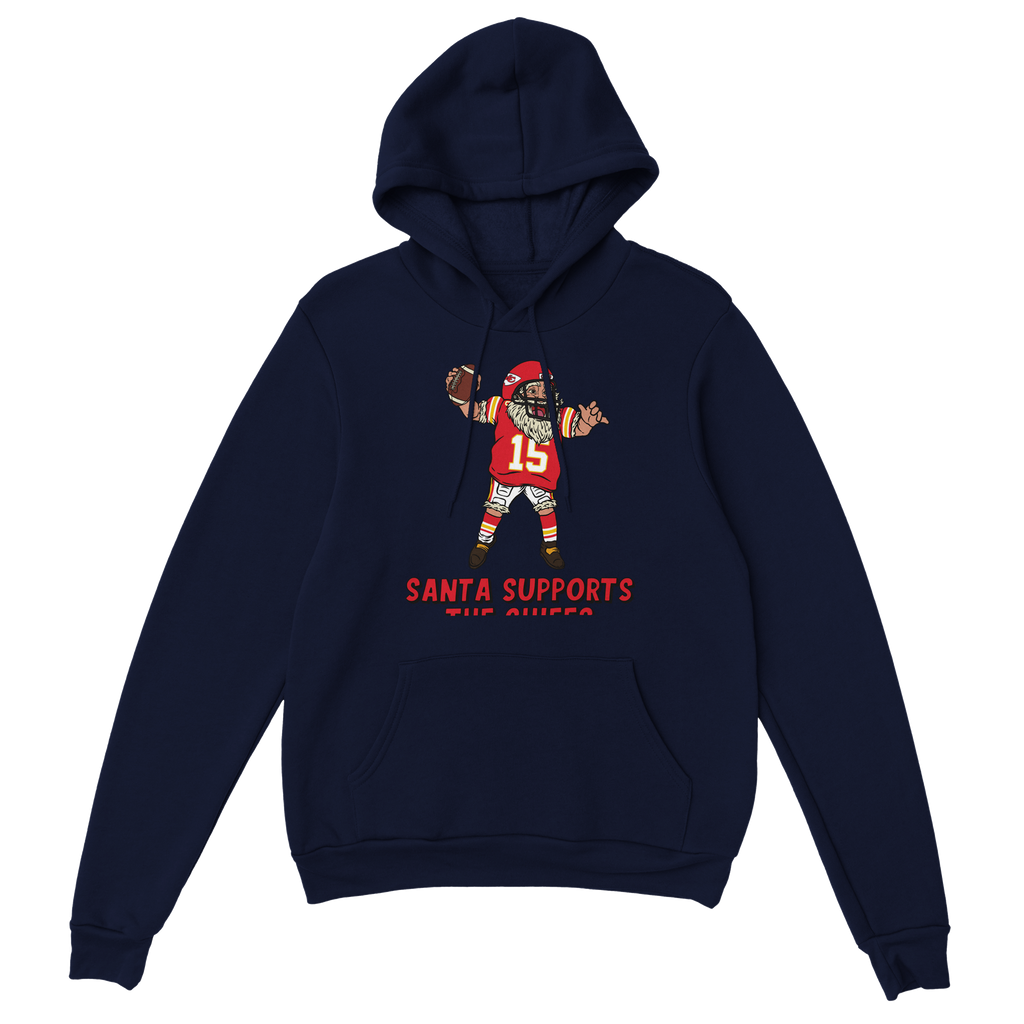 Kansas City Chiefs Unisex Pullover Santa Hoodie