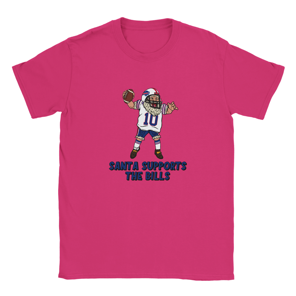 Buffalo Bills Kids Crewneck Santa T-shirt