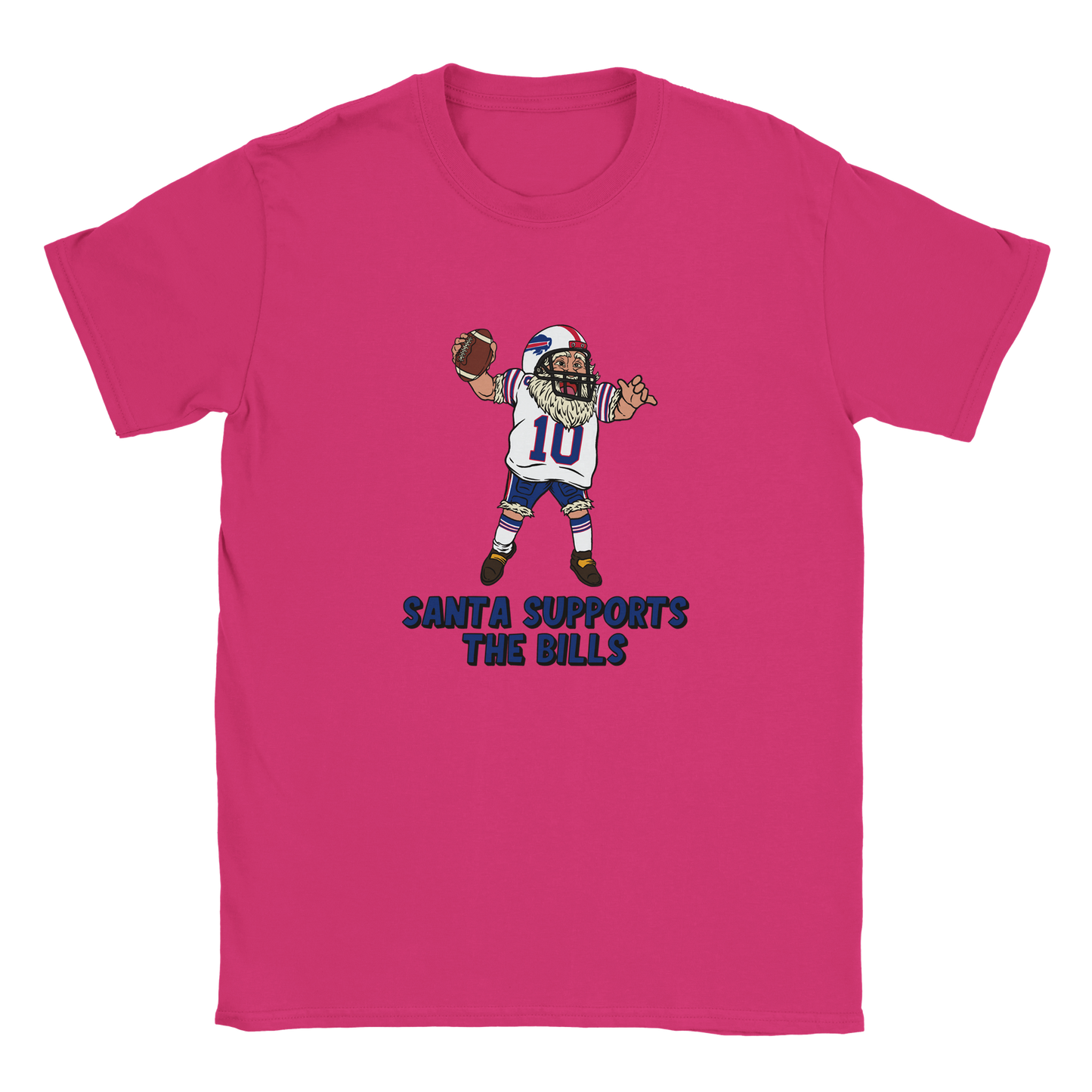 Buffalo Bills Kids Crewneck Santa T-shirt