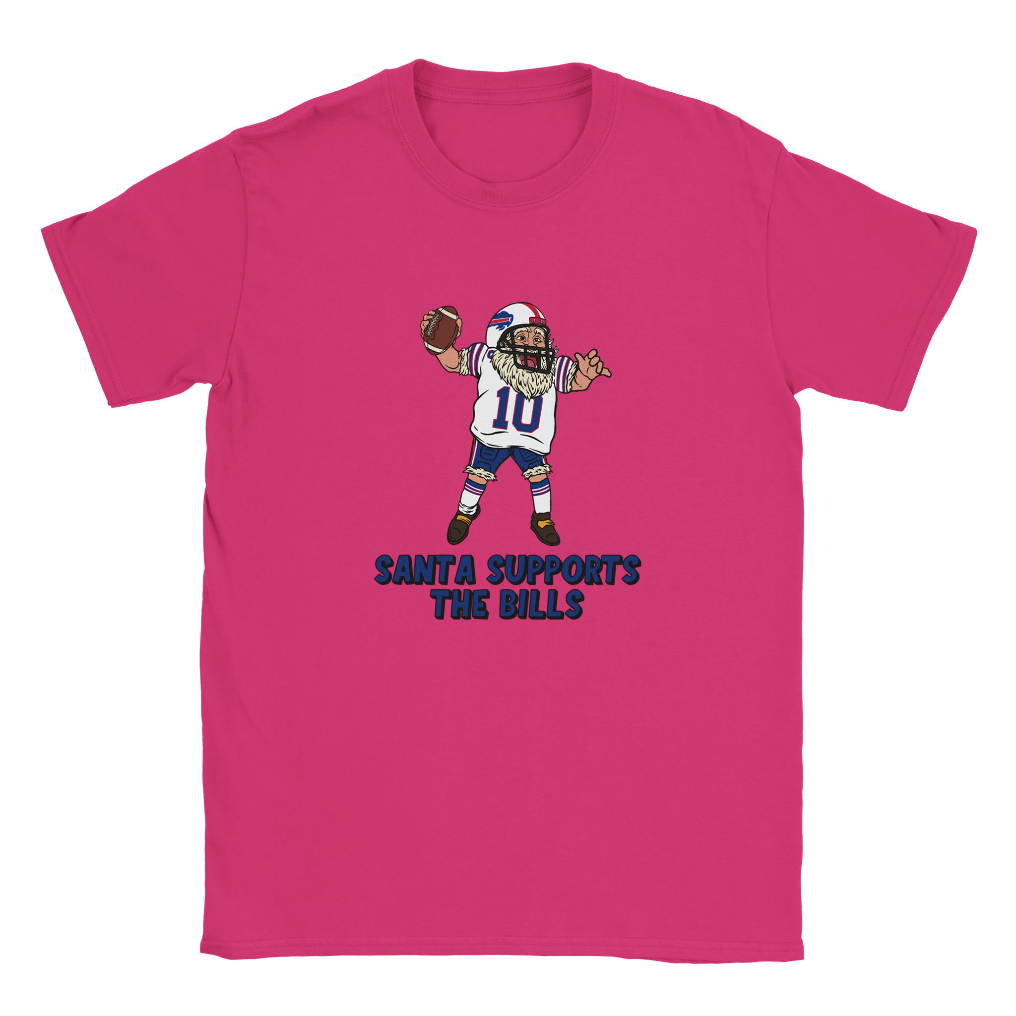 Buffalo Bills Kids Crewneck Santa T-shirt