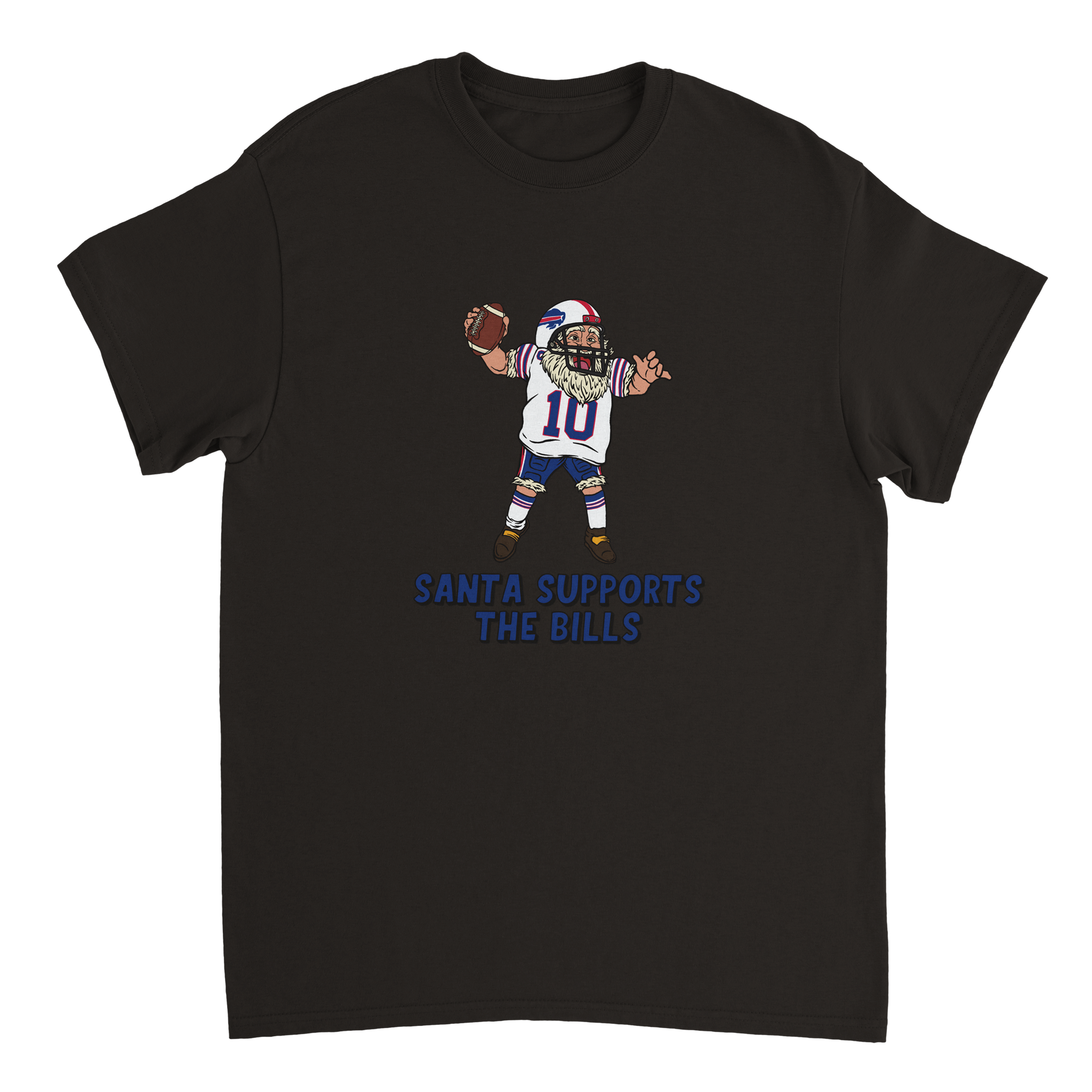 Buffalo Bills Unisex Crewneck Santa T-shirt