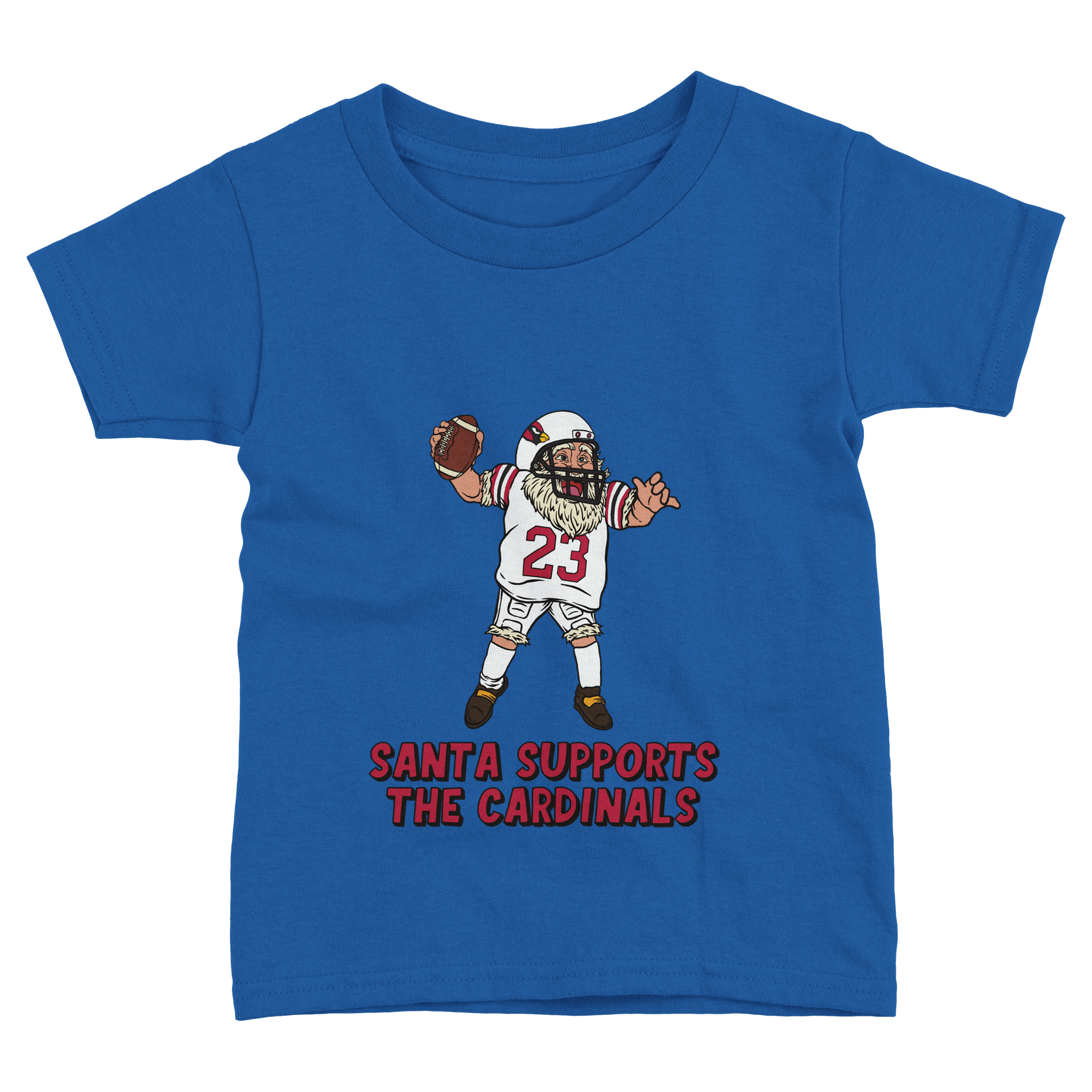 Arizona Cardinals Toddler Jersey Santa T-Shirt
