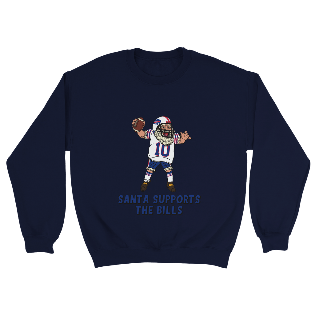 Buffalo Bills Unisex Crewneck Santa Sweatshirt