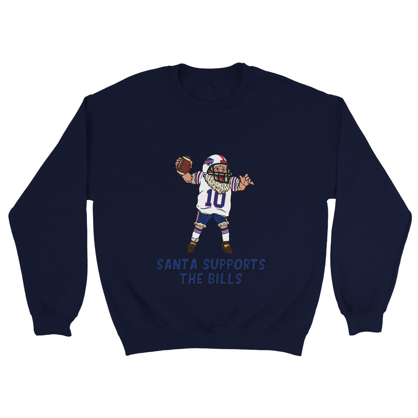 Buffalo Bills Unisex Crewneck Santa Sweatshirt