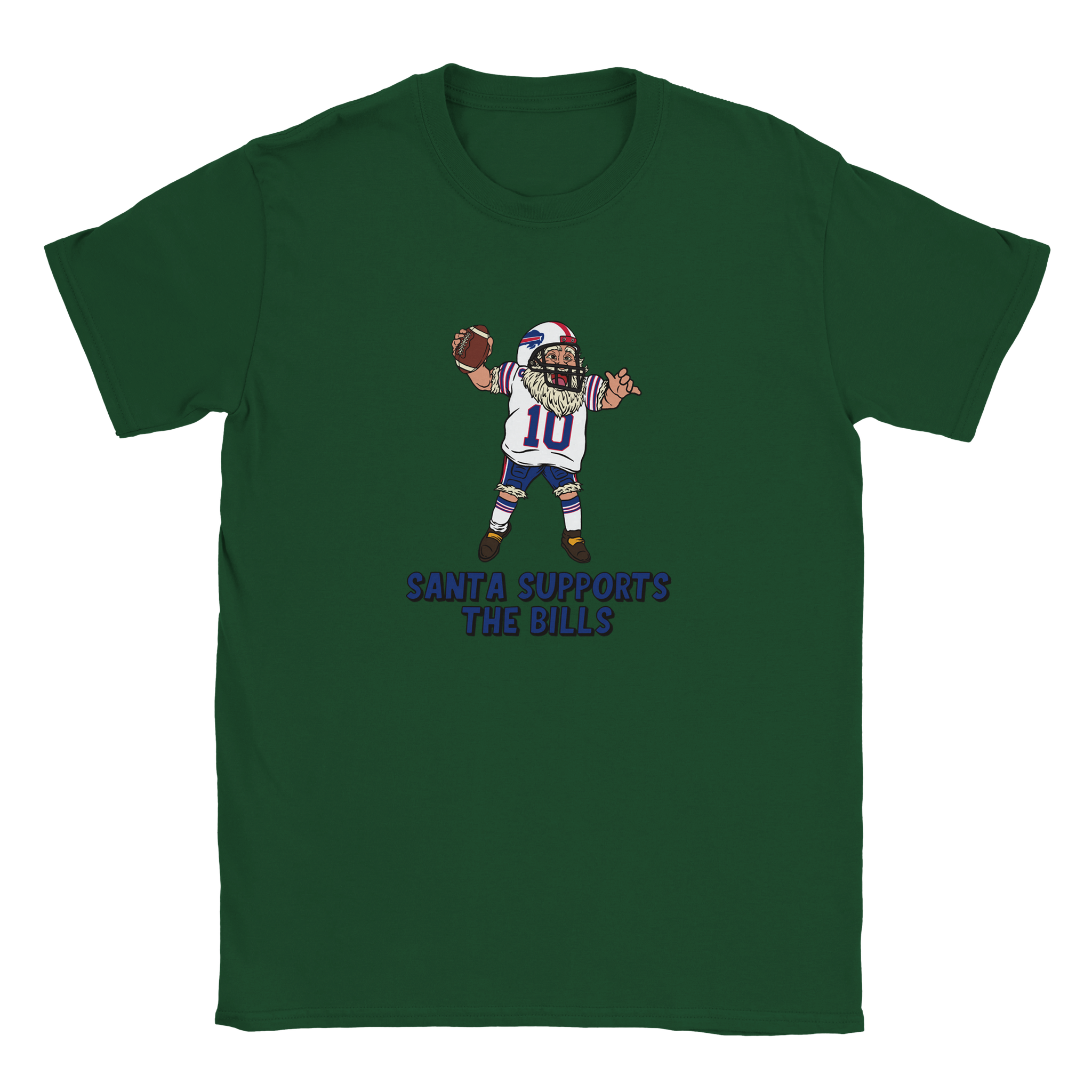 Buffalo Bills Kids Crewneck Santa T-shirt