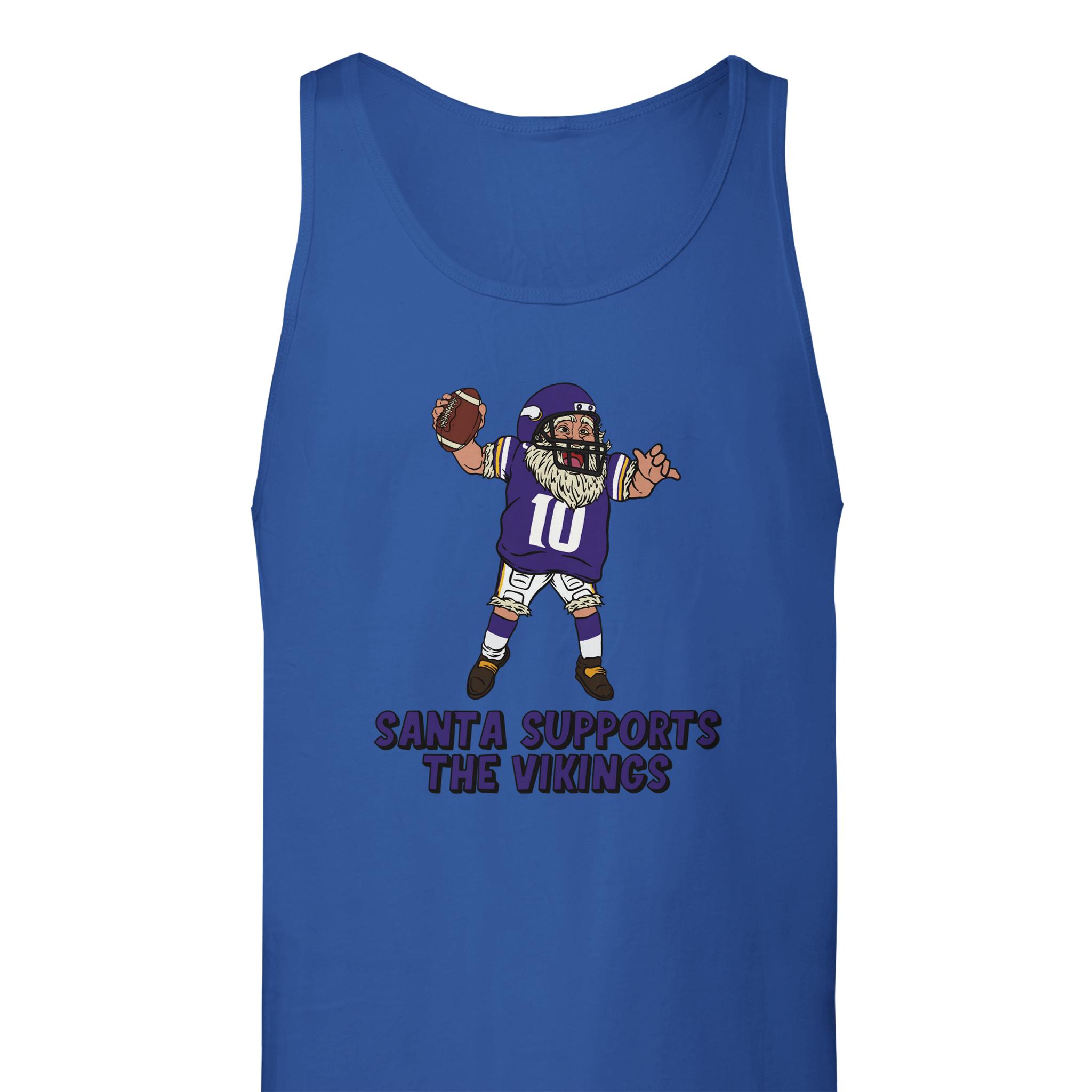 Minnesota Vikings Unisex Santa Tank Top