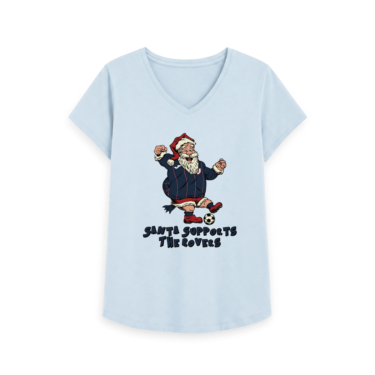Sky Blue Printed T-shirt Front