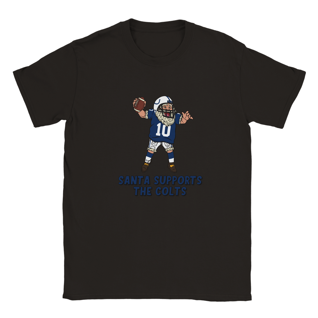 Indianapolis Colts Kids Crewneck Santa T-shirt