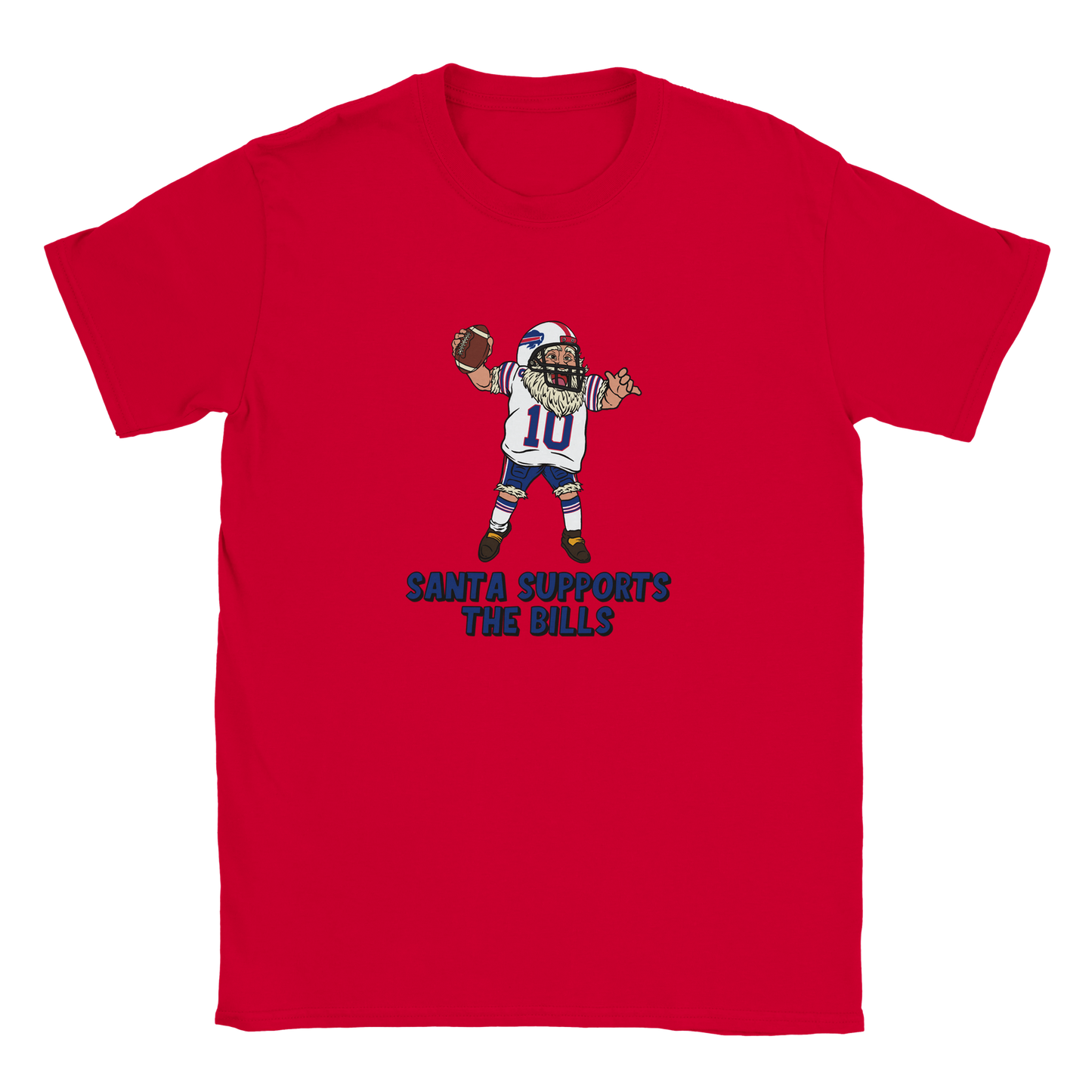 Buffalo Bills Kids Crewneck Santa T-shirt