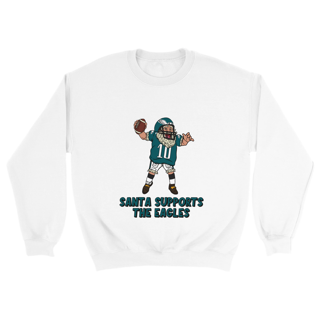 Philadelphia Eagles Unisex Crewneck Santa Sweatshirt