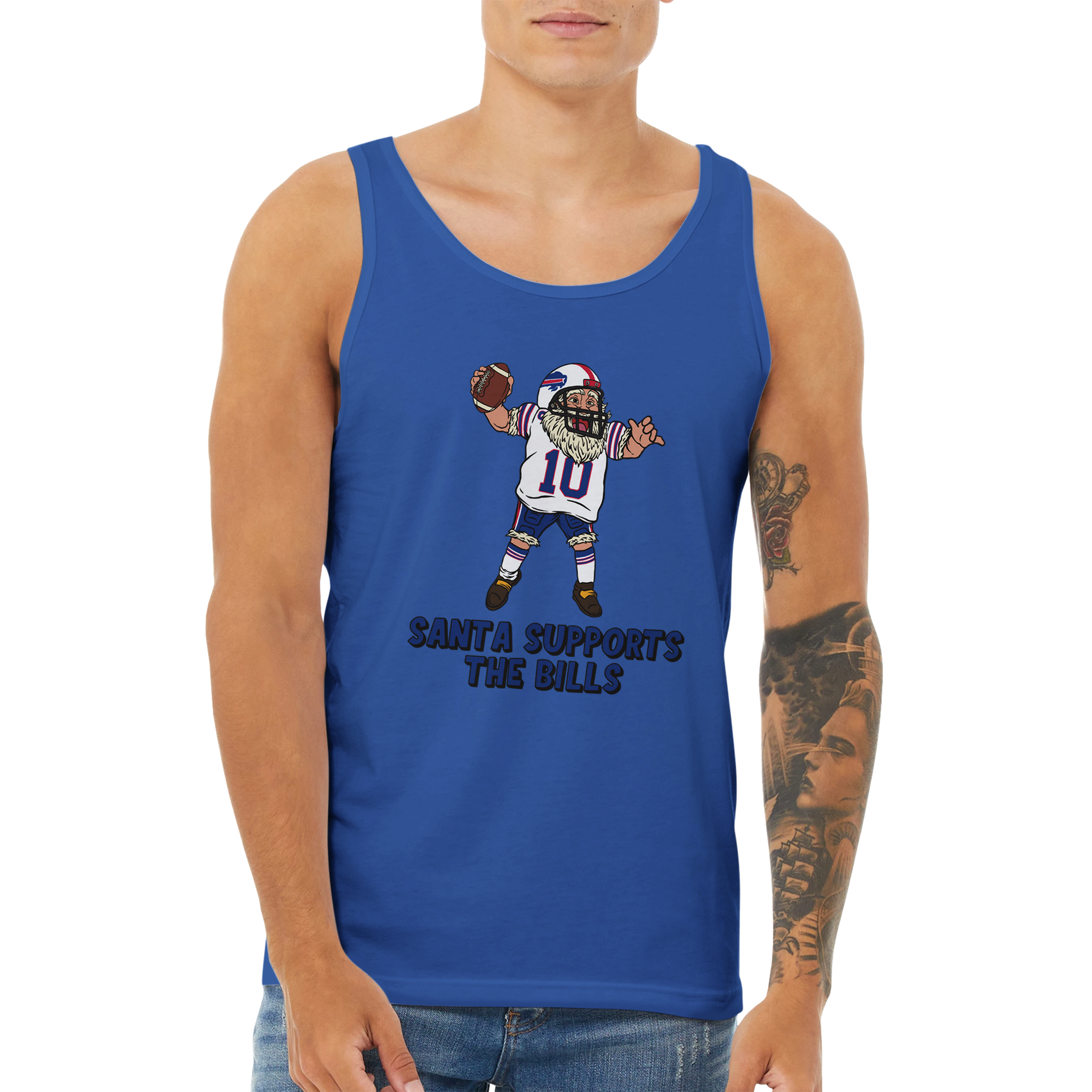 Buffalo Bills Unisex Santa Tank Top