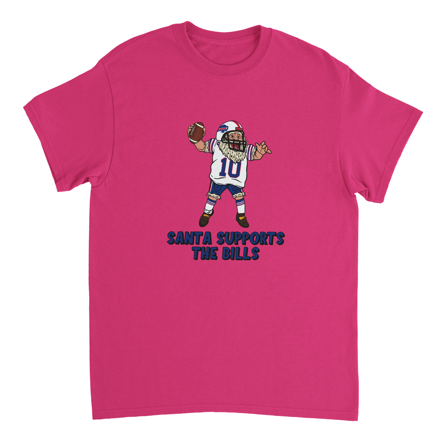 Buffalo Bills Unisex Crewneck Santa T-shirt