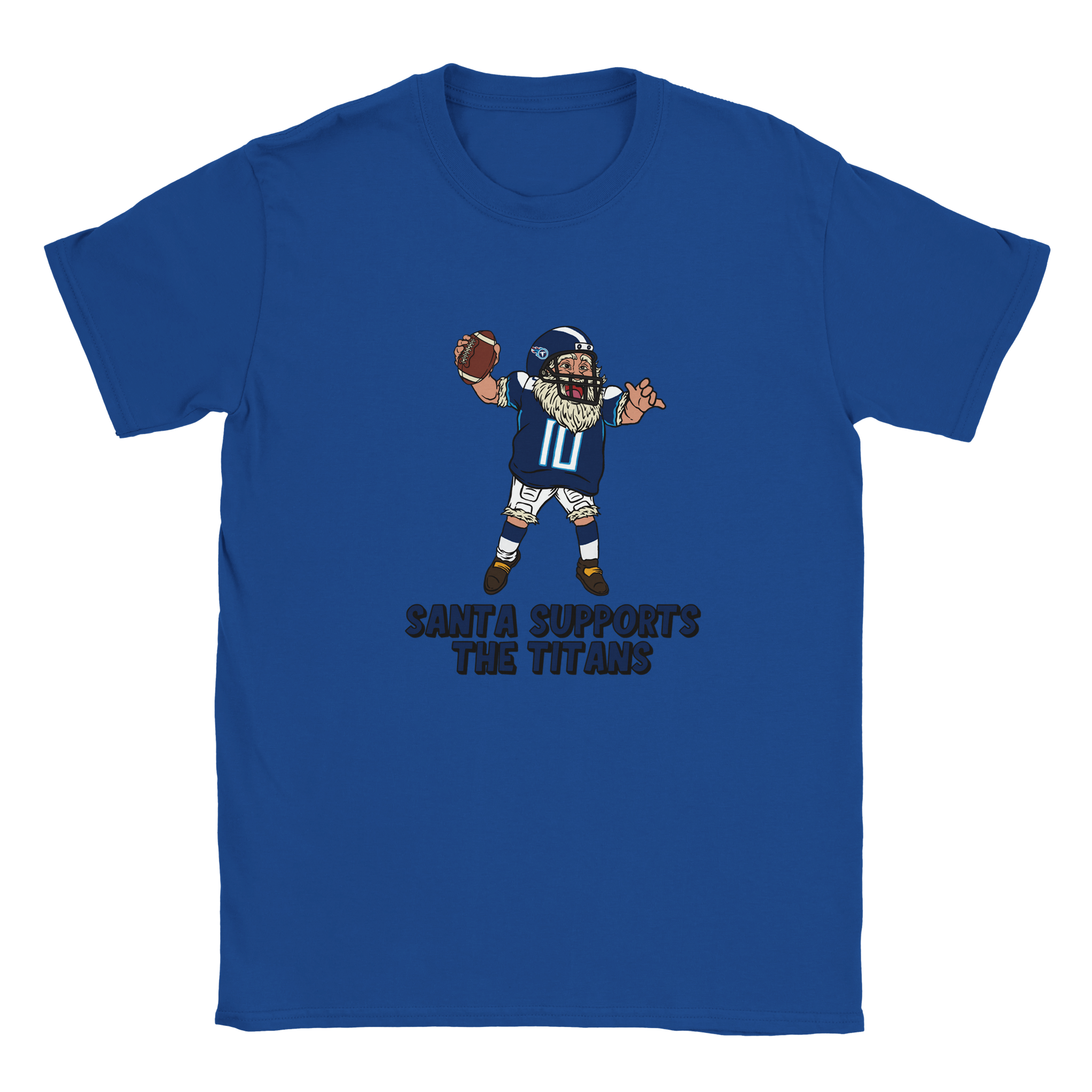 Tennessee Titans Kids Crewneck Santa T-shirt