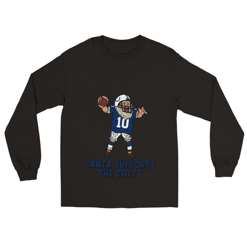 Indianapolis Colts Unisex Longsleeve Santa T-shirt