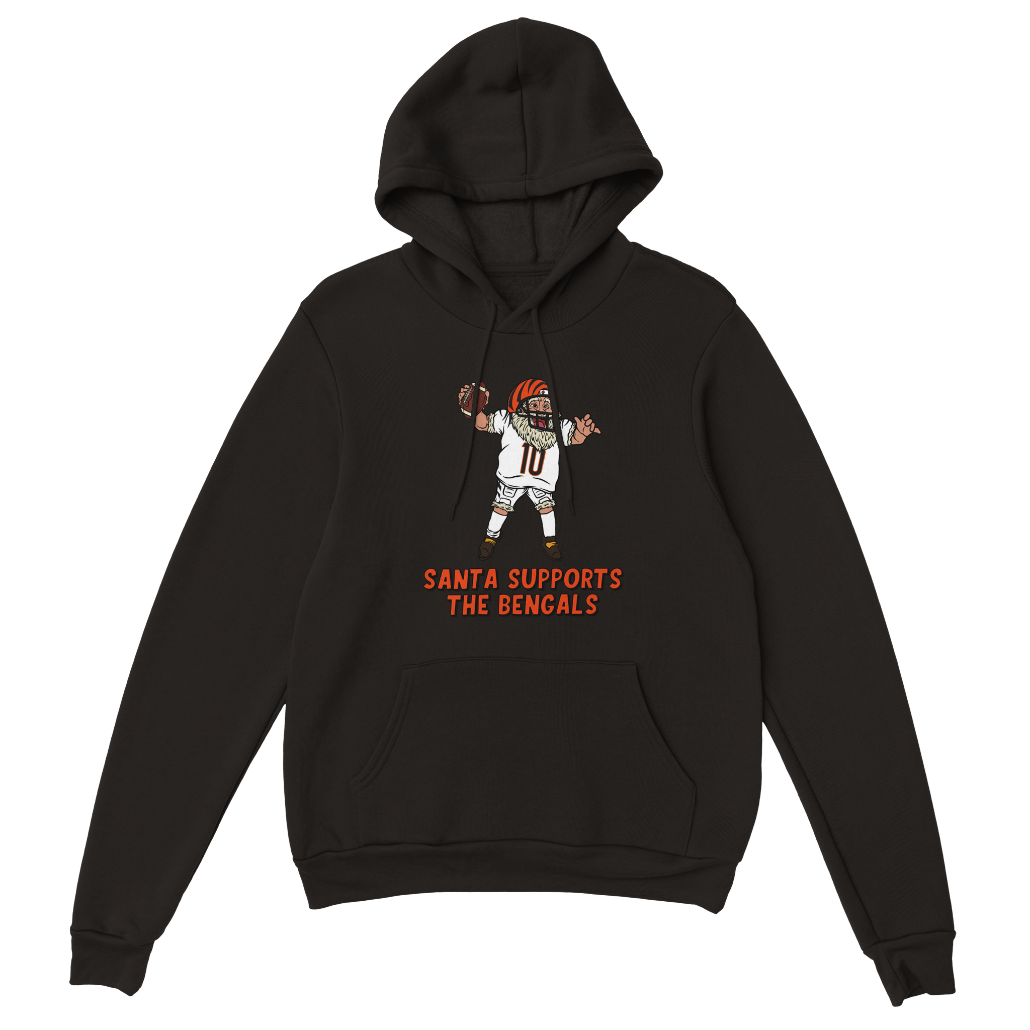 Cincinnati Bengals Unisex Pullover Santa Hoodie