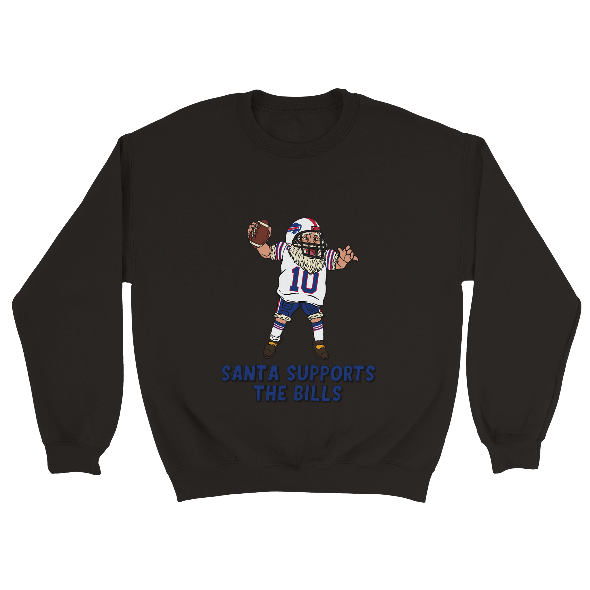 Buffalo Bills Unisex Crewneck Santa Sweatshirt