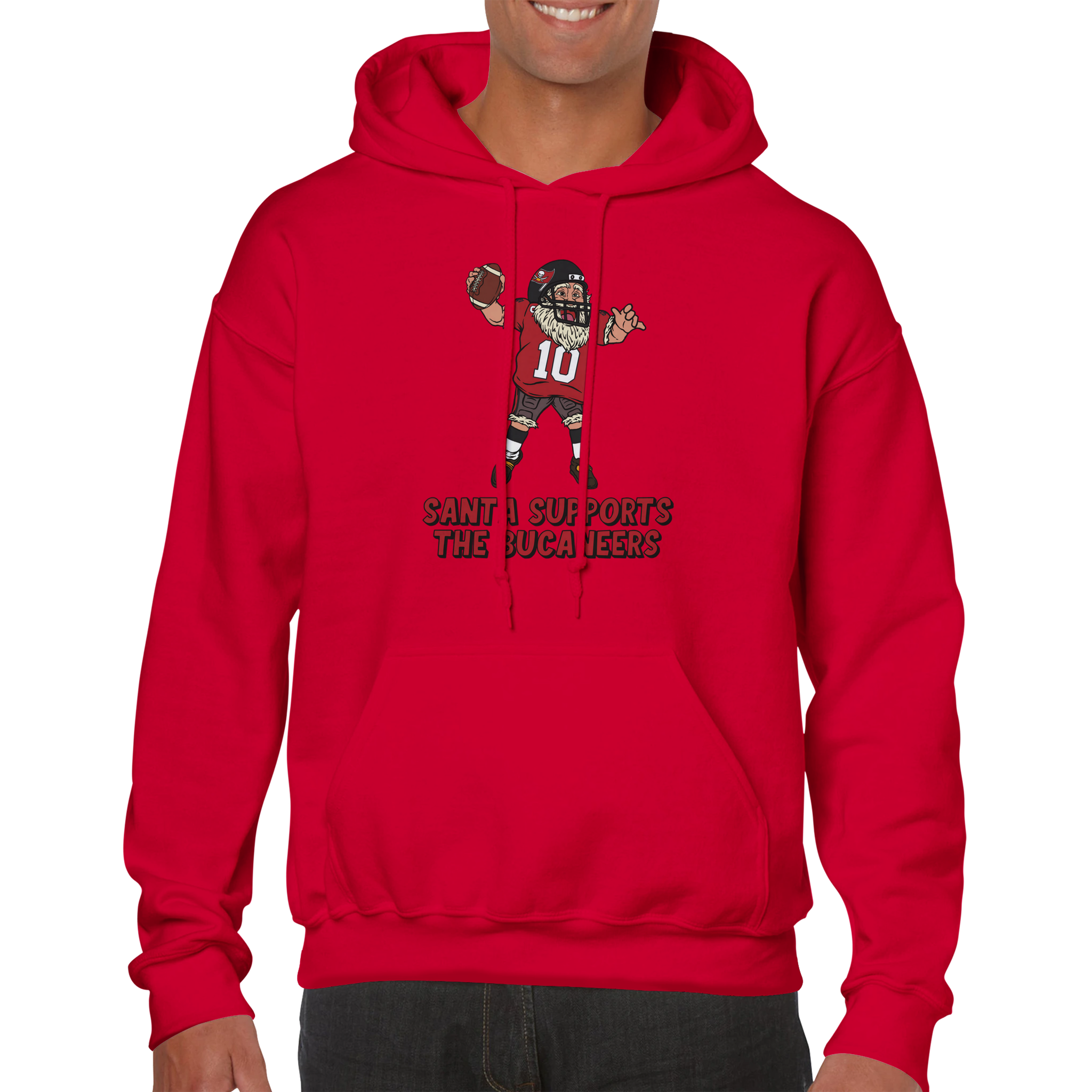 Tampa Bay Buccaneers Unisex Pullover Santa Hoodie