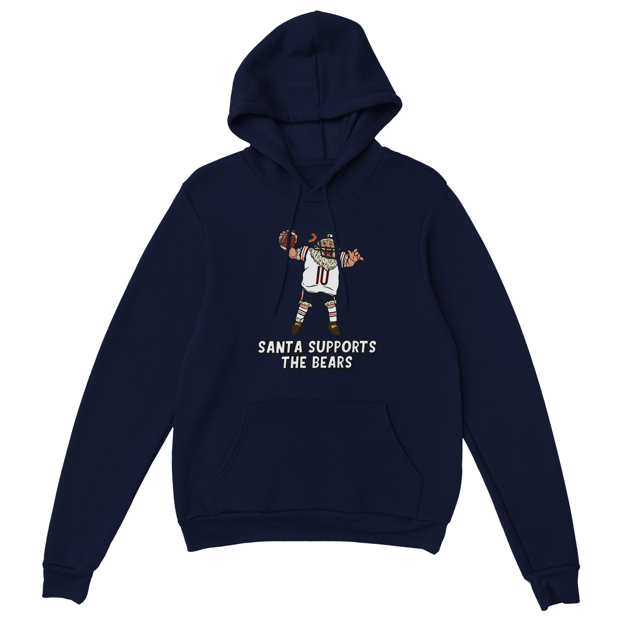 Chicago Bears Unisex Pullover Santa Hoodie