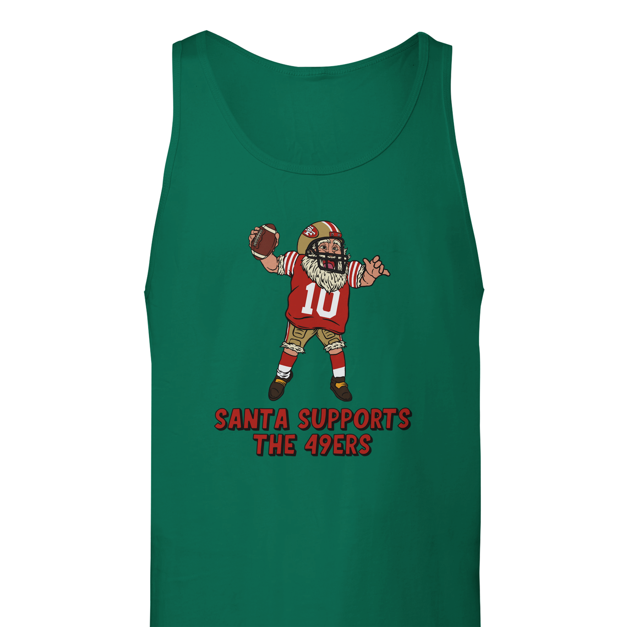 San Francisco 49ers Unisex Santa Tank Top