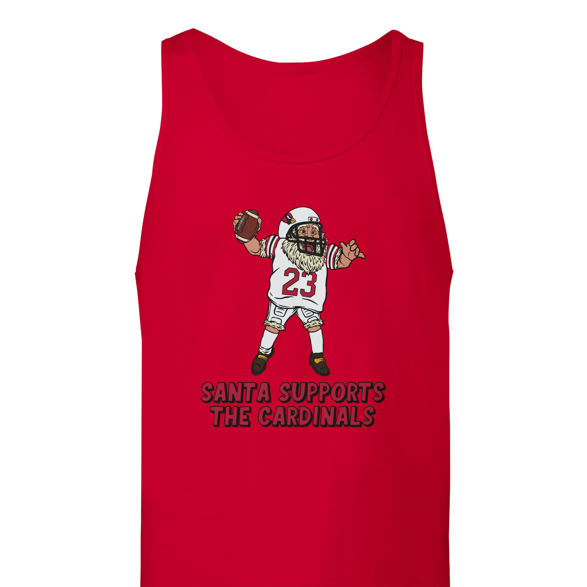 Arizona Cardinals Unisex Santa Tank Top