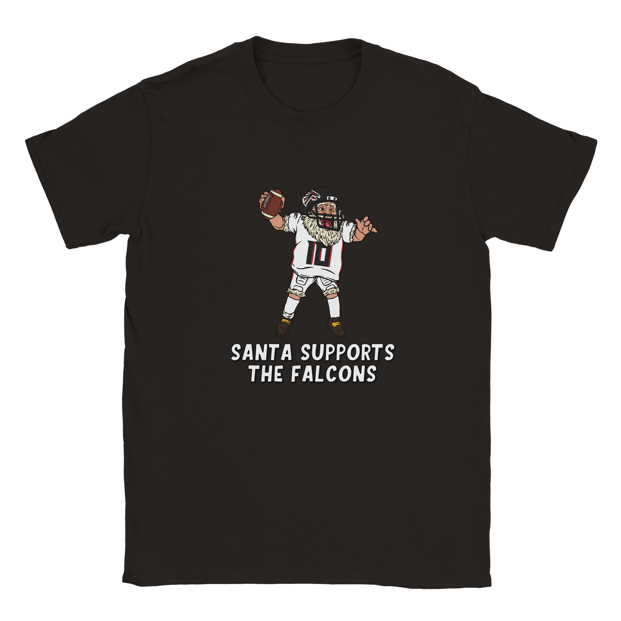 Atlanta Falcons Kids Crewneck Santa T-shirt