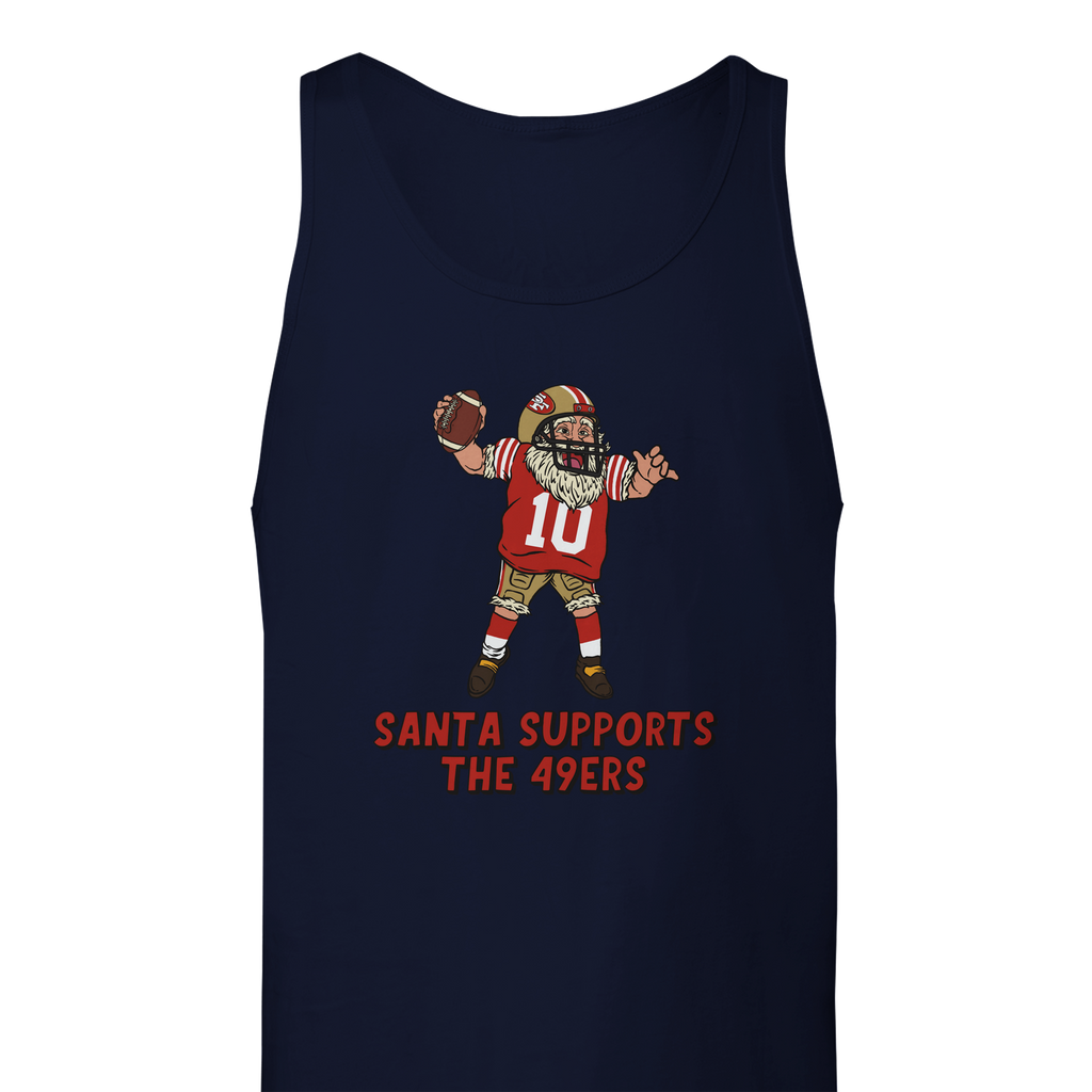 San Francisco 49ers Unisex Santa Tank Top