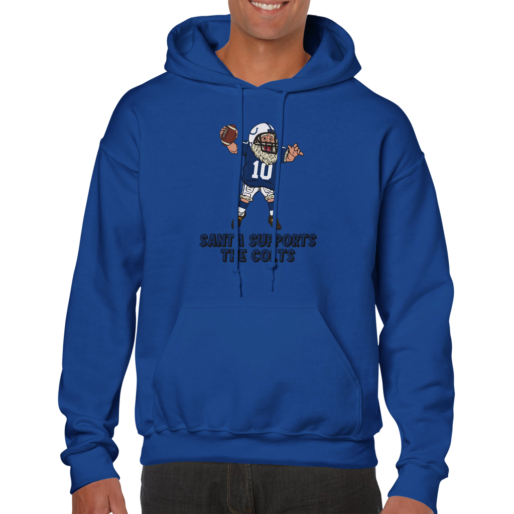 Indianapolis Colts Unisex Pullover Santa Hoodie