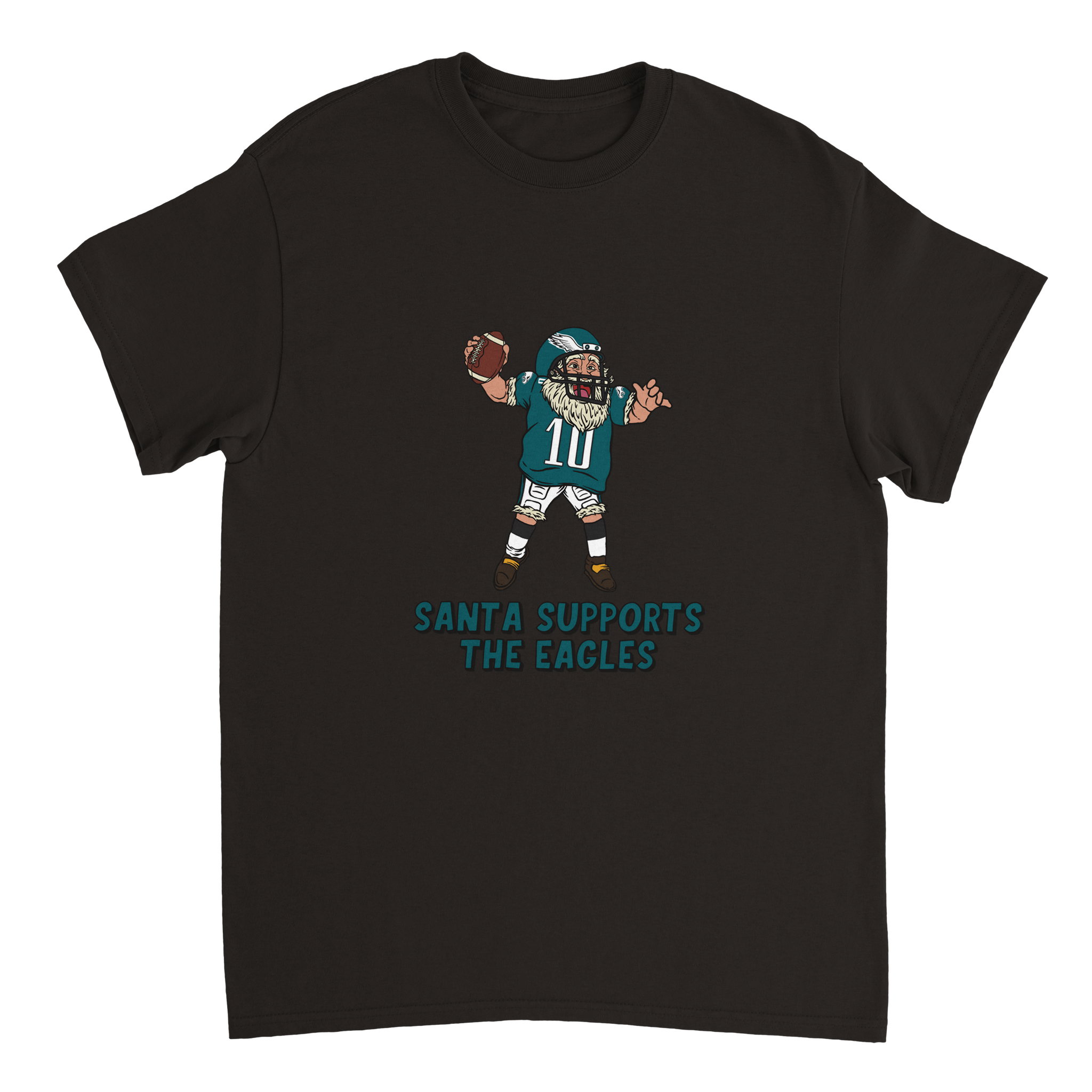 Philadelphia Eagles Unisex Crewneck Santa T-shirt