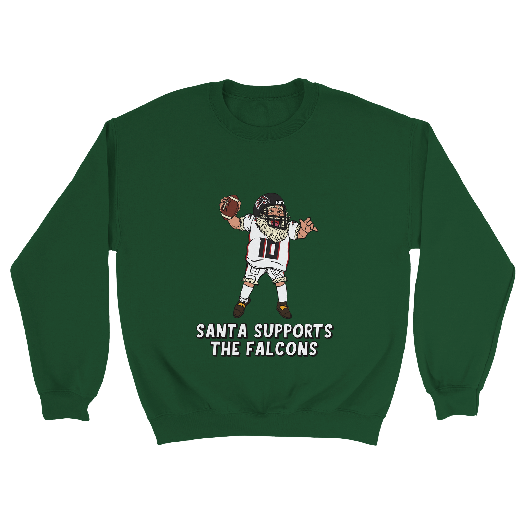Atlanta Falcons Unisex Crewneck Santa Sweatshirt
