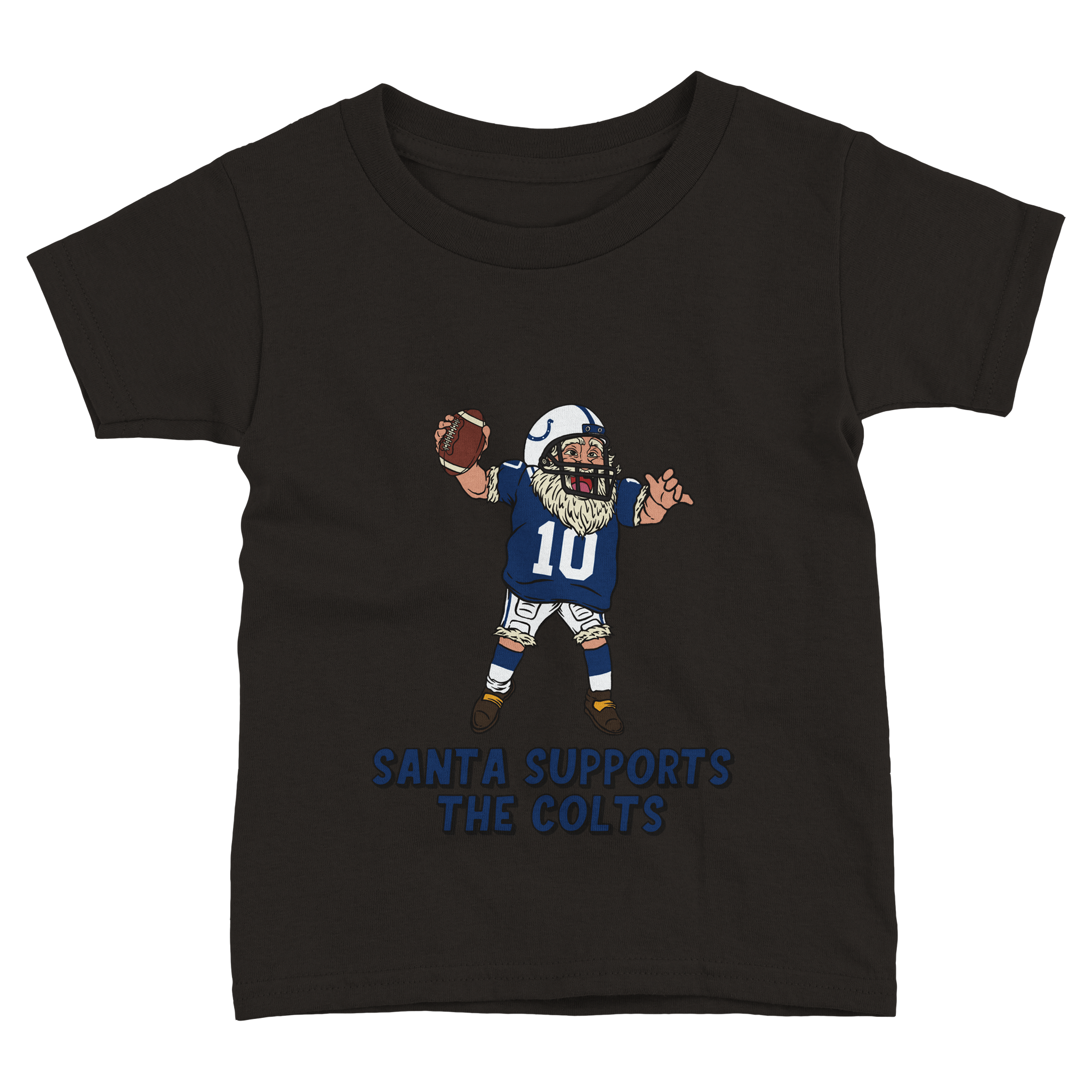 Indianapolis Colts Toddler Fine Jersey Santa T-Shirt