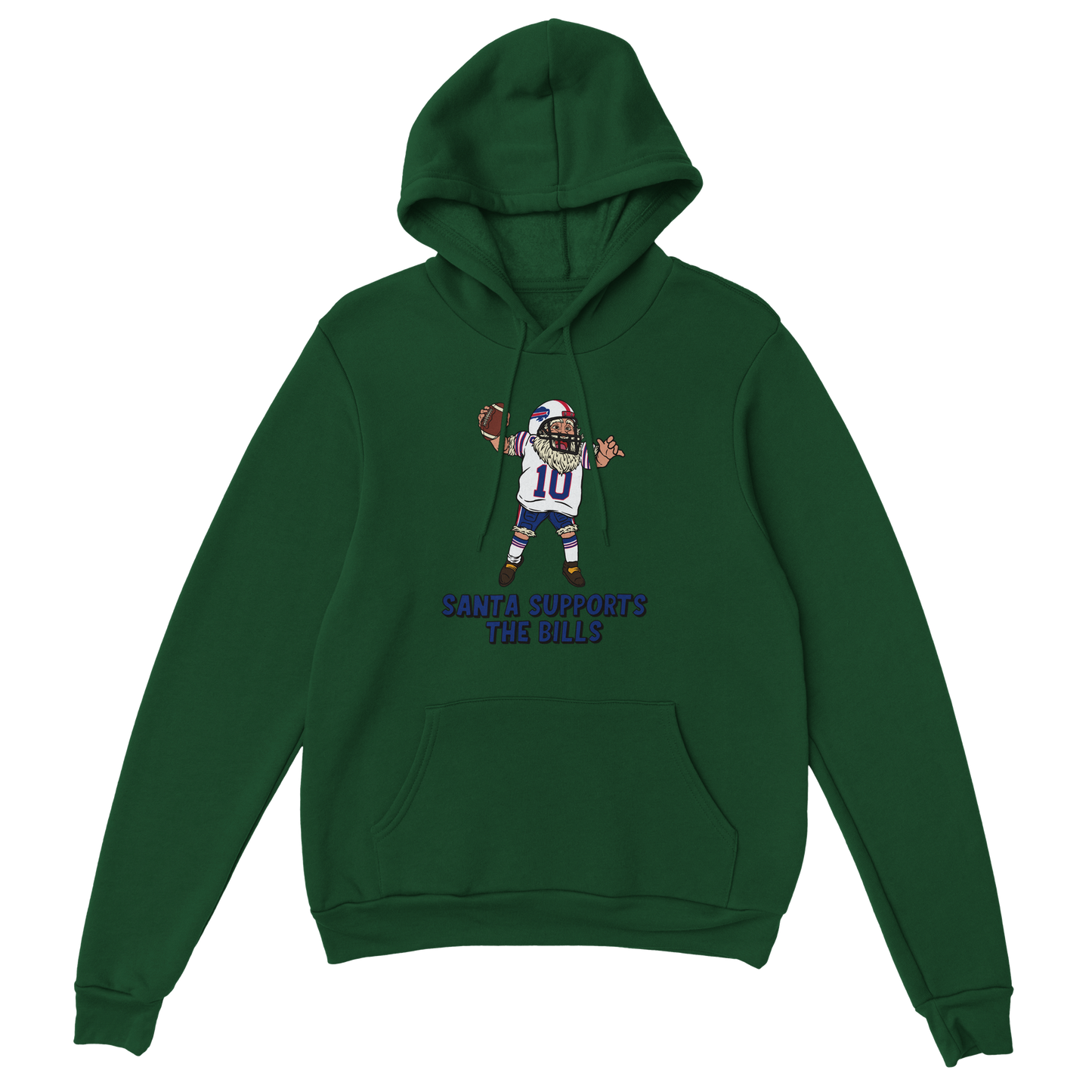Buffalo Bills Unisex Pullover Santa Hoodie